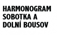 Rozspis lekcí pro Sobotku a Dolní bousov - Taneční 2015